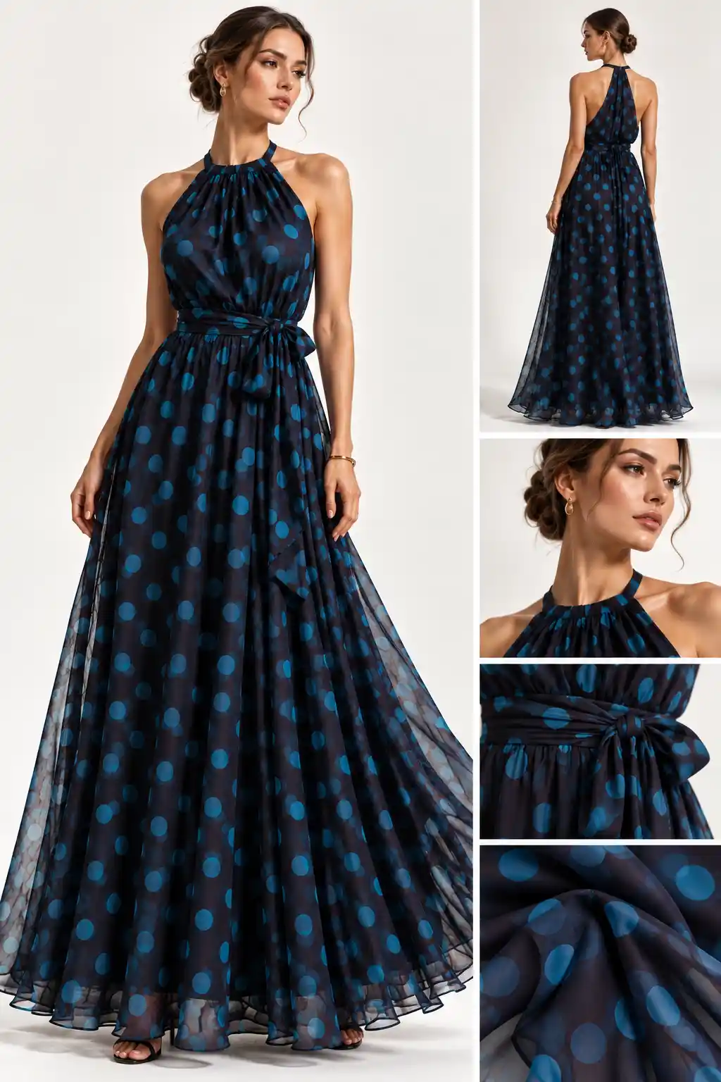 Long dress campaign collage