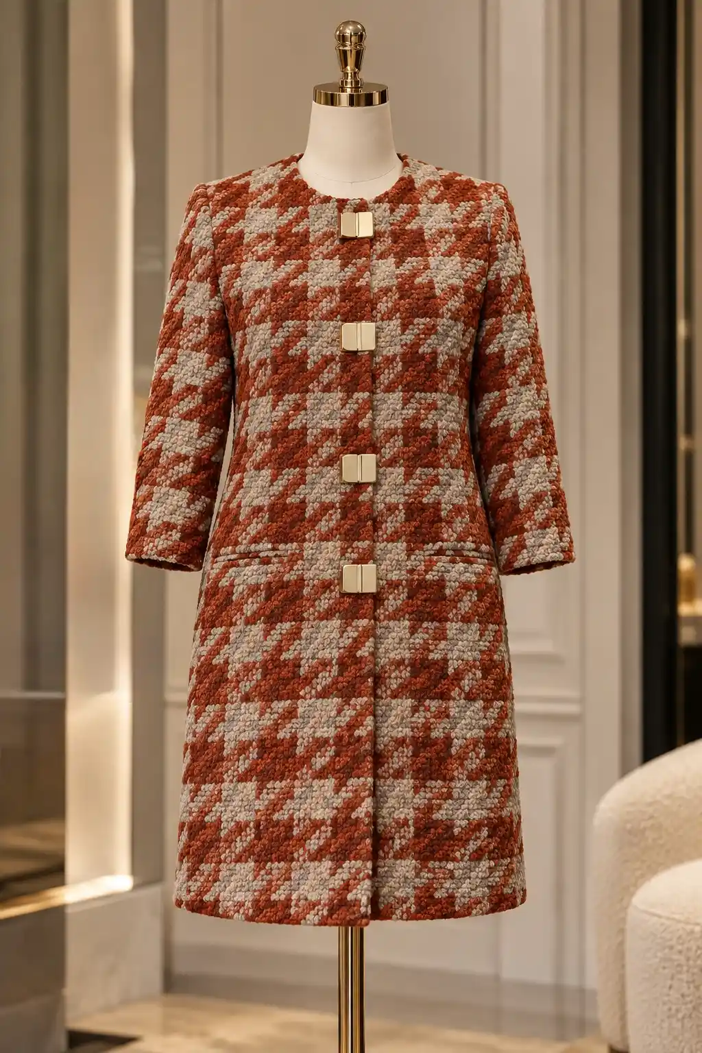 Coat before transformation